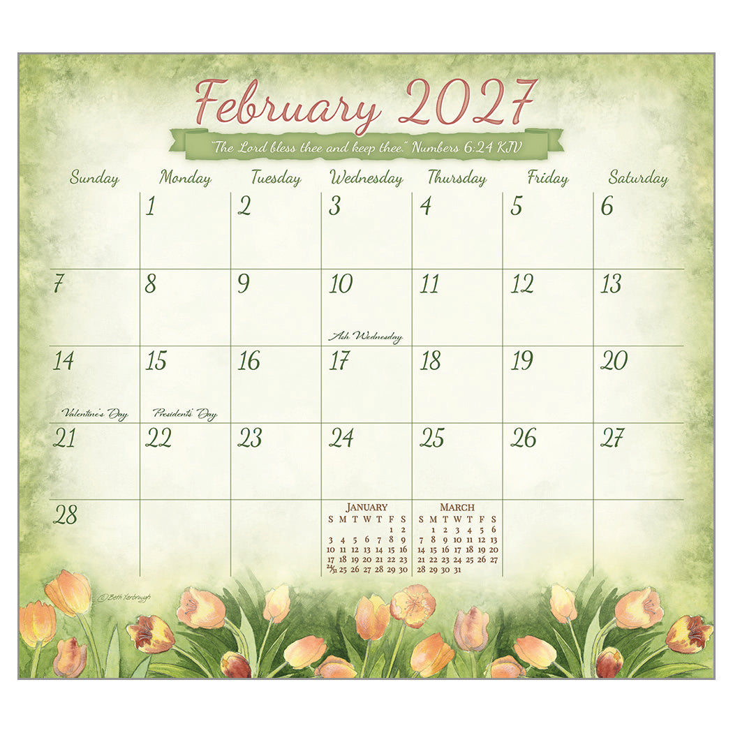 Daily Grace 2027 Wall Calendar