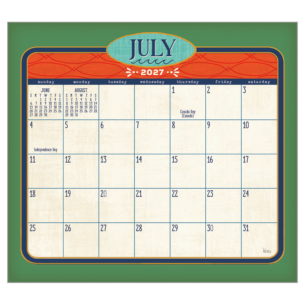 Sardines 2027 Wall Calendar