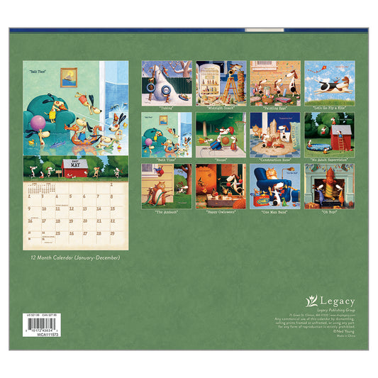 A Dog's Life 2027 Wall Calendar