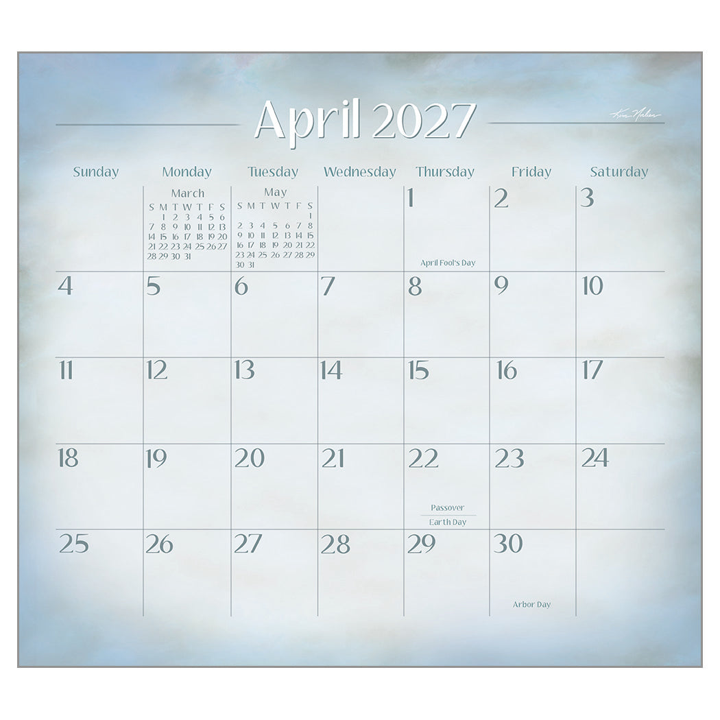 Peace and Tranquility 2027 Wall Calendar