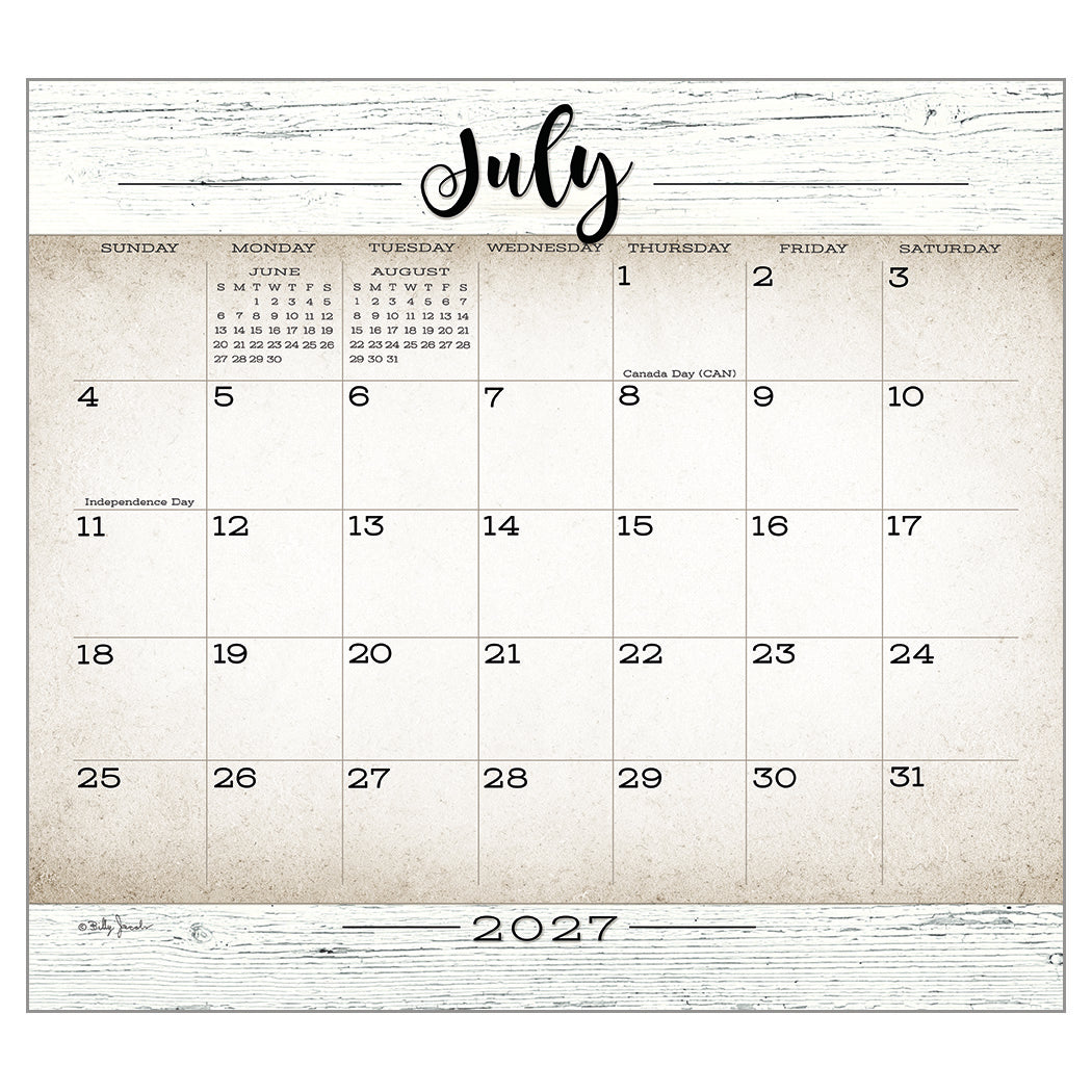 Farmhouse 2027 Wall Calendar