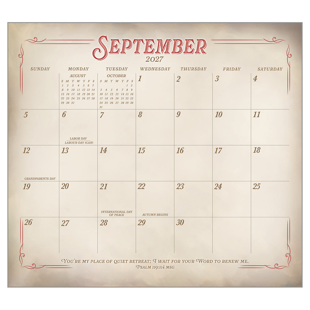 Little Lessons in Love 2027 Wall Calendar