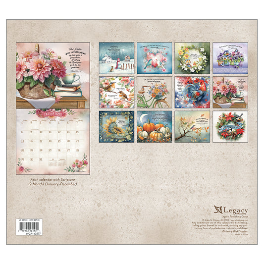 Faithful Heart and Home 2027 Wall Calendar