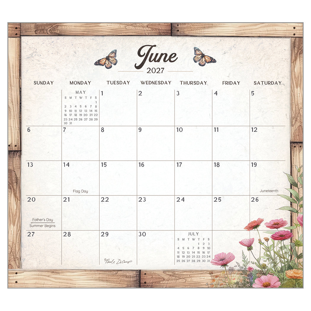 Gardening 2027 Wall Calendar