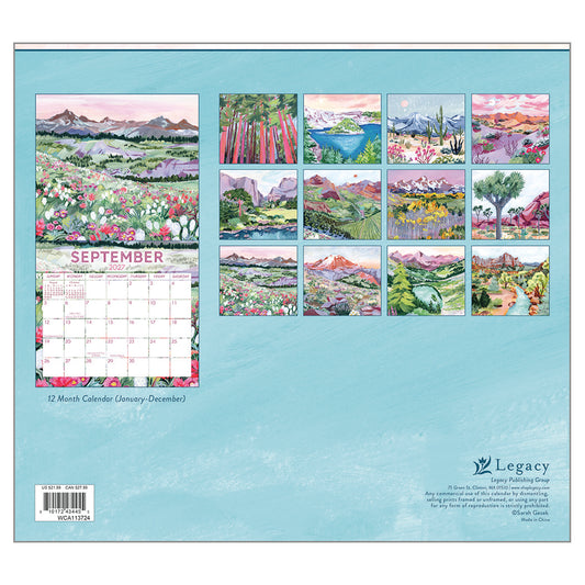 Explore 2027 Wall Calendar