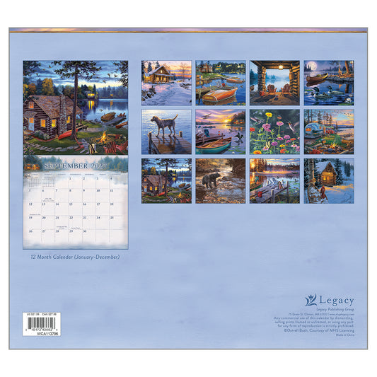 Cabin View 2027 Wall Calendar
