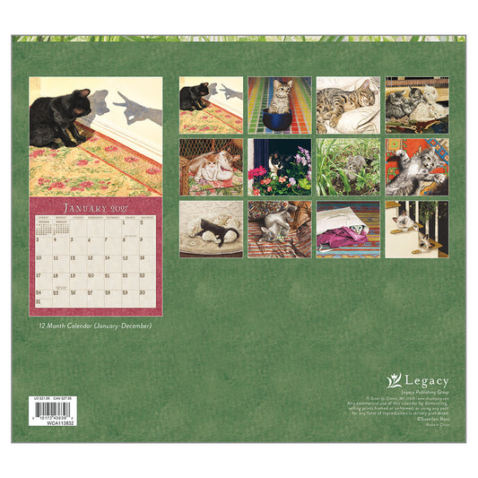 Kittens 2027 Wall Calendar