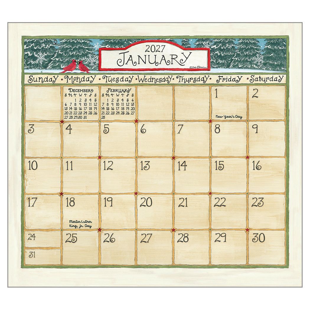 Coming Home 2027 Wall Calendar