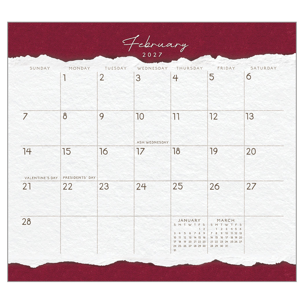 Grace 2027 Wall Calendar