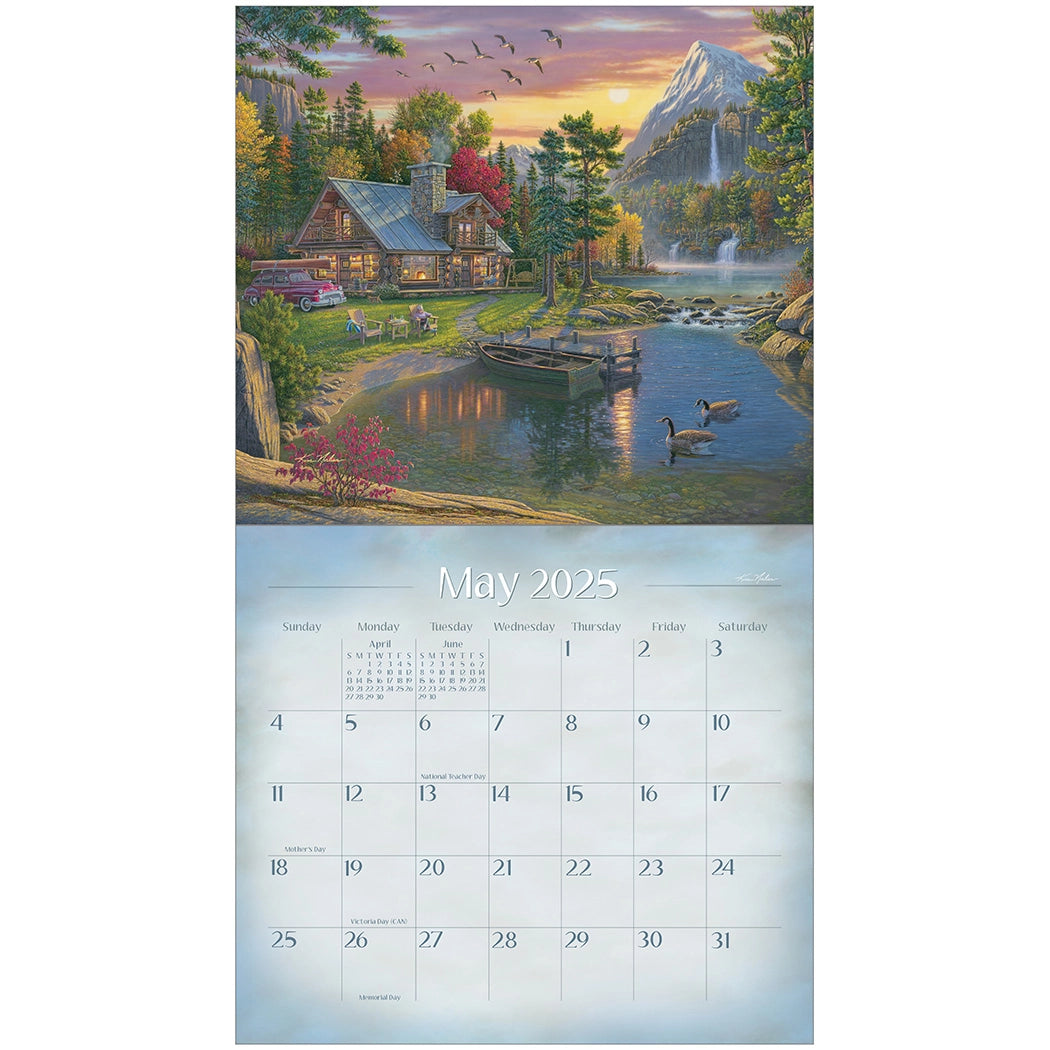 Peace and Tranquility 2025 Wall Calendar