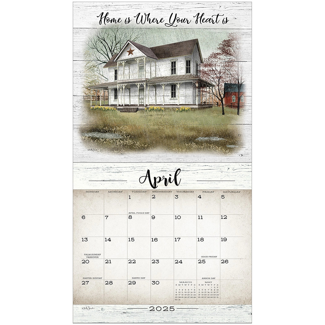 Farmhouse 2025 Wall Calendar