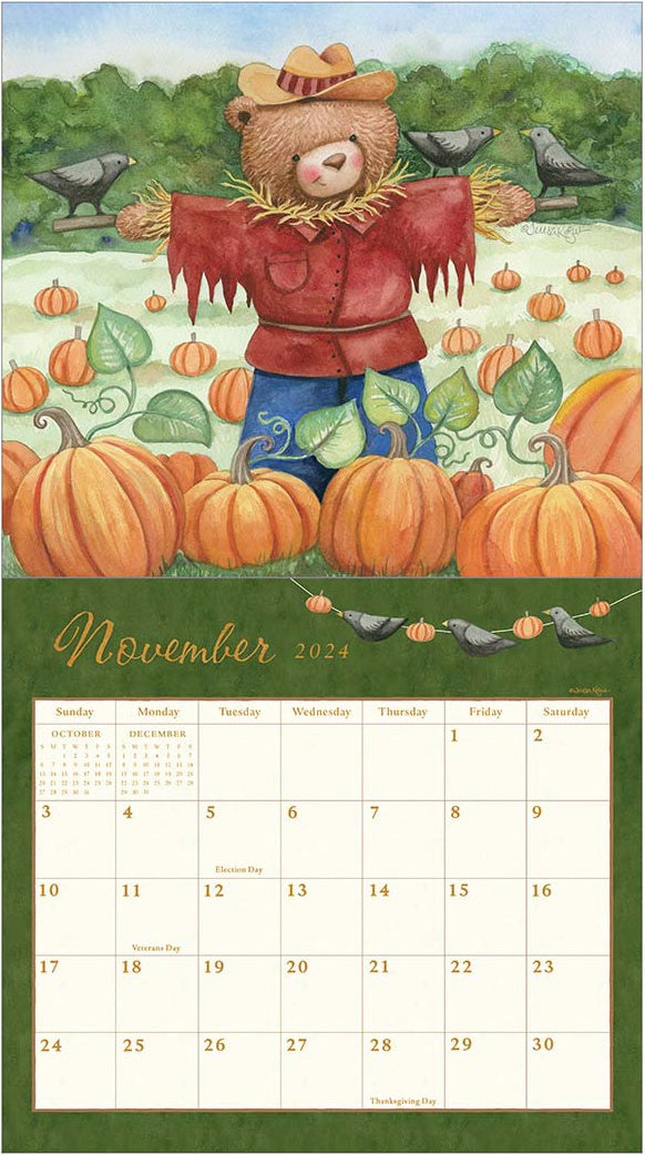 Bears Calendar 2024 Wall Calendar