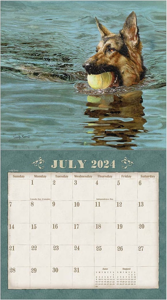 Dogs We Love 2024 Wall Calendar