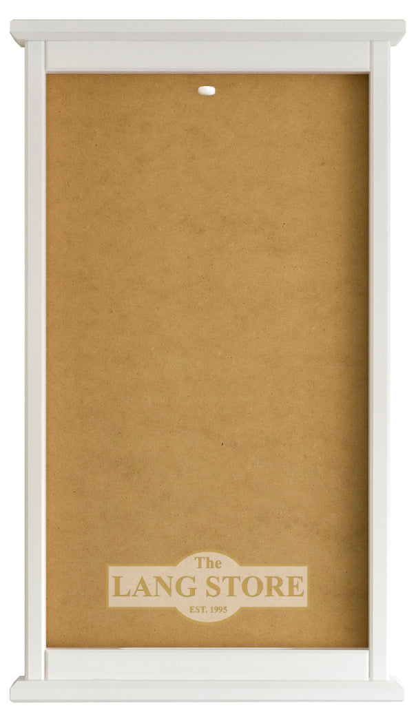 Contemporary calendar frame White