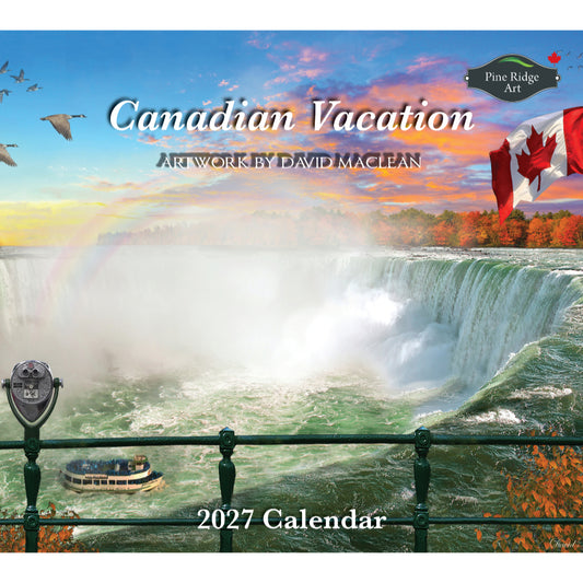 Canadian Vacation 2027 Wall Calendar