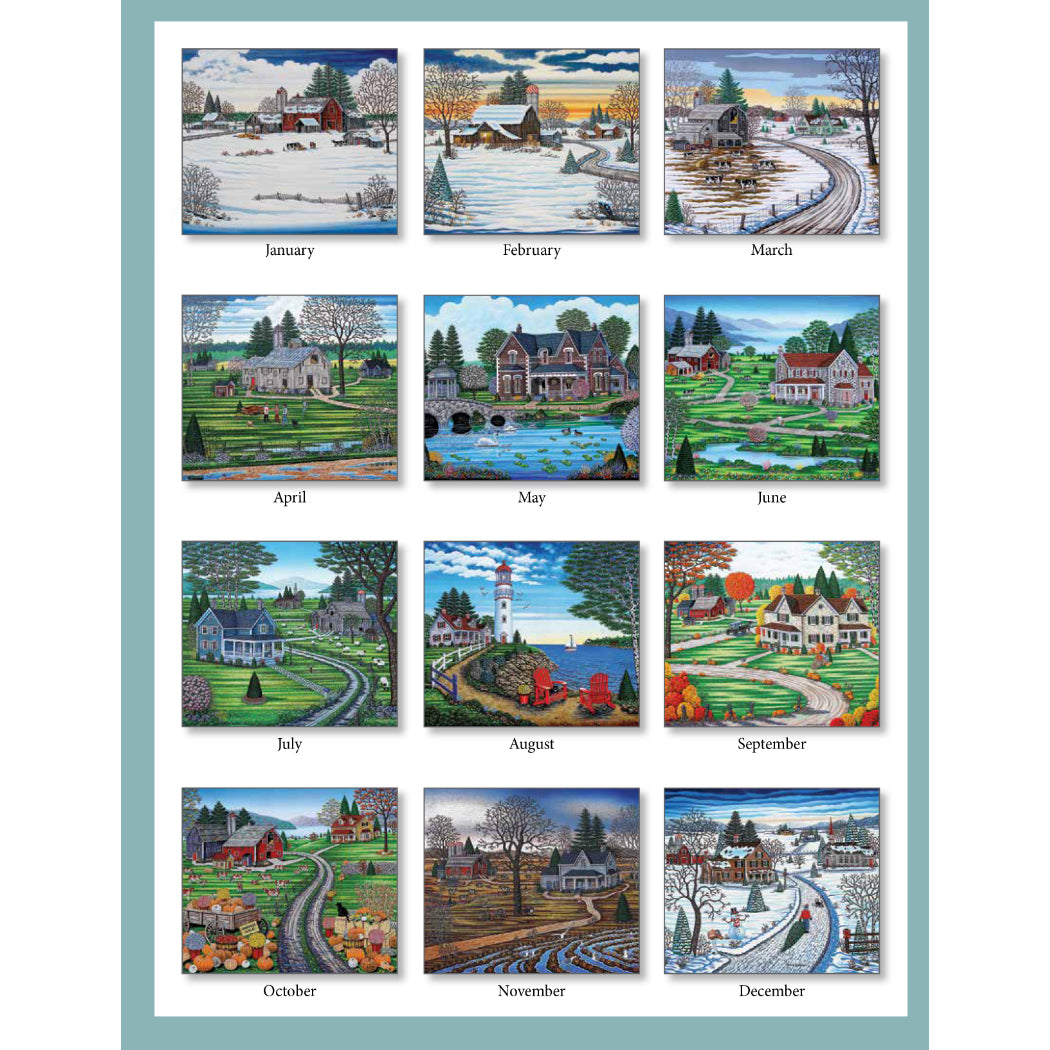 Country Roads 2027 Wall Calendar