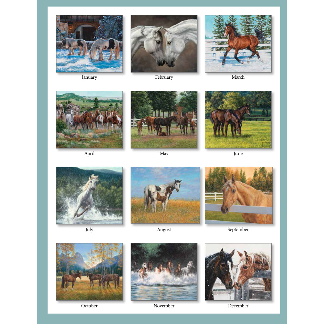 Hoofbeats 2027 Wall Calendar