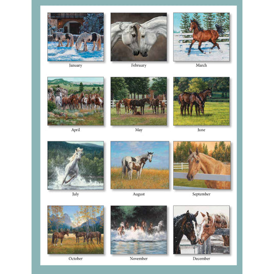Hoofbeats 2027 Wall Calendar