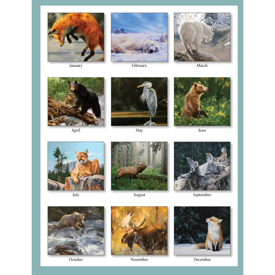 Animal Instincts 2027 Wall Calendar