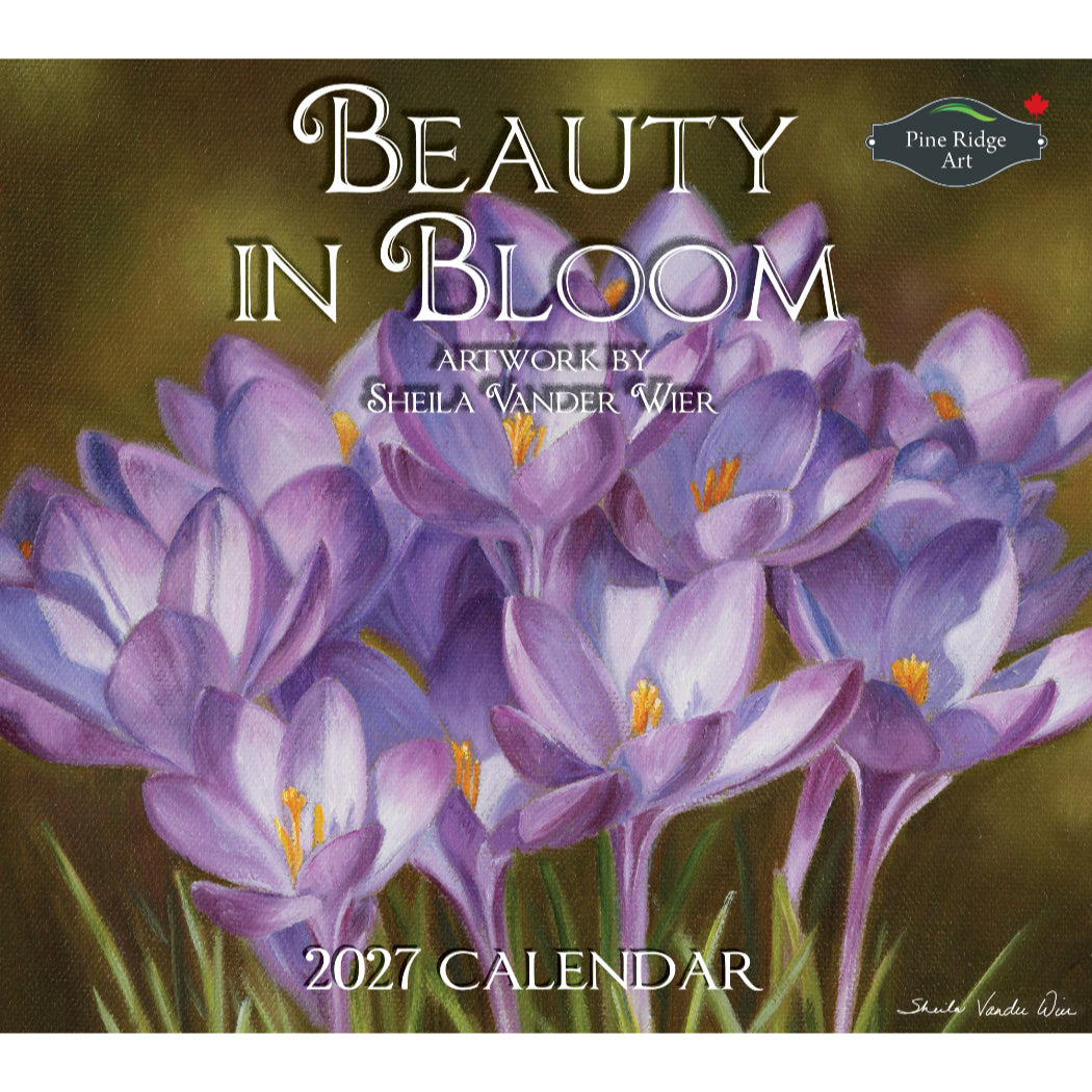 Beauty in Bloom 2027 Wall Calendar