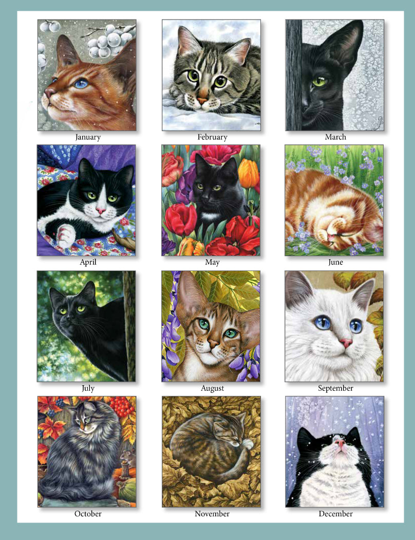 The Cat's Meow 2027 Vertical Wall Calendar