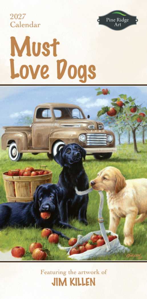 Must Love Dogs 2027 Vertical Wall Calendar