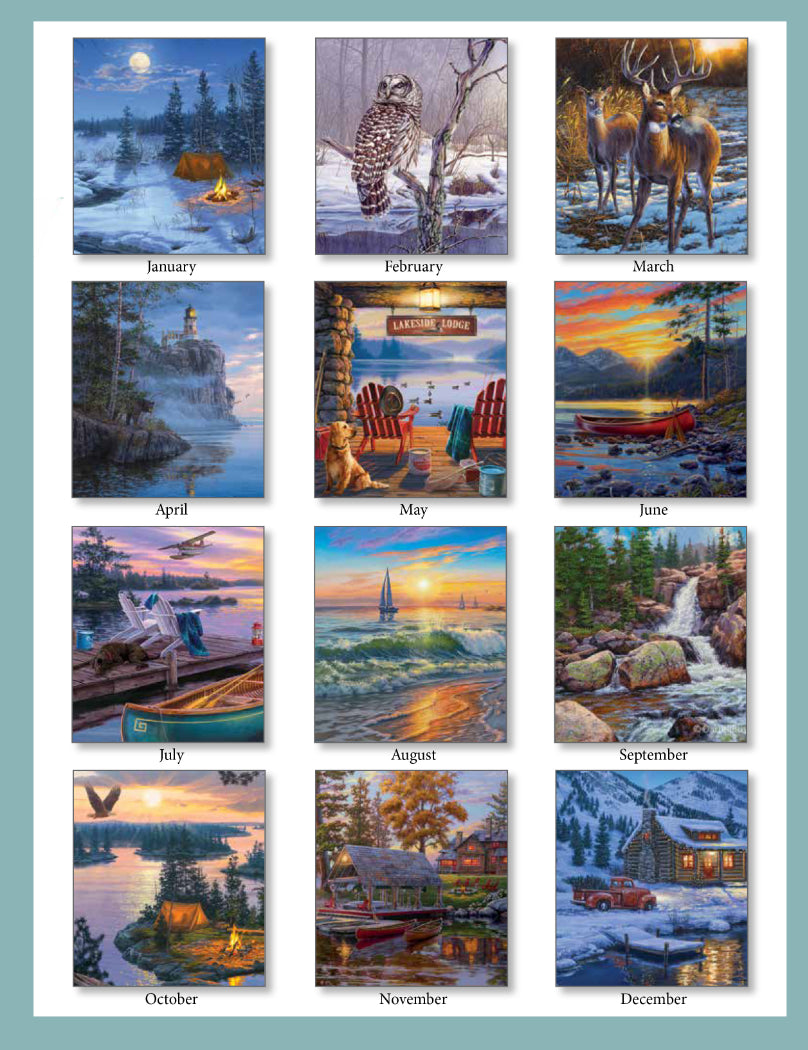 Great Outdoors 2027 Vertical Wall Calendar