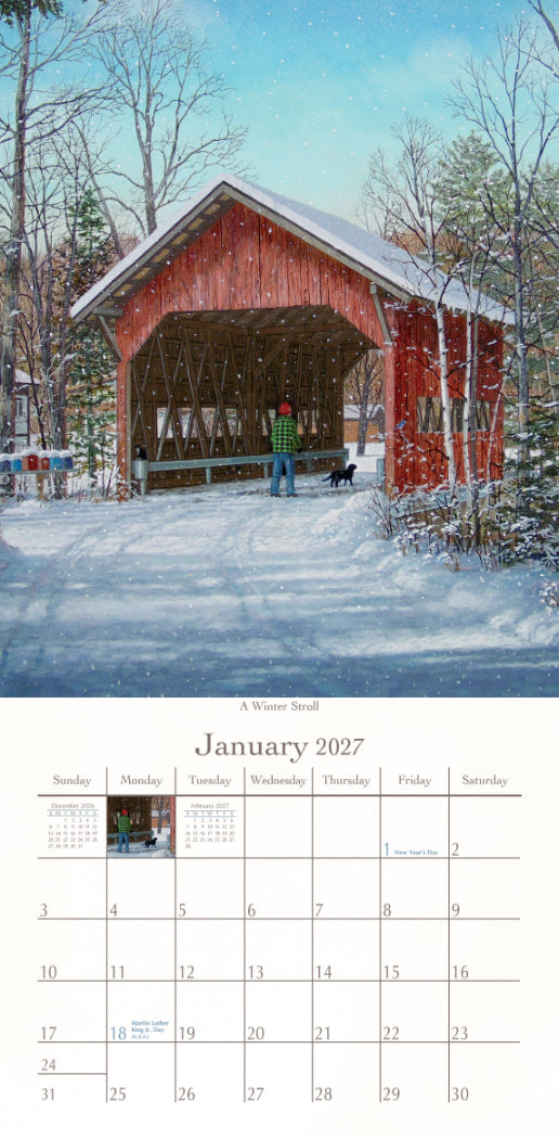 A Place Call Home 2027 Vertical Wall Calendar