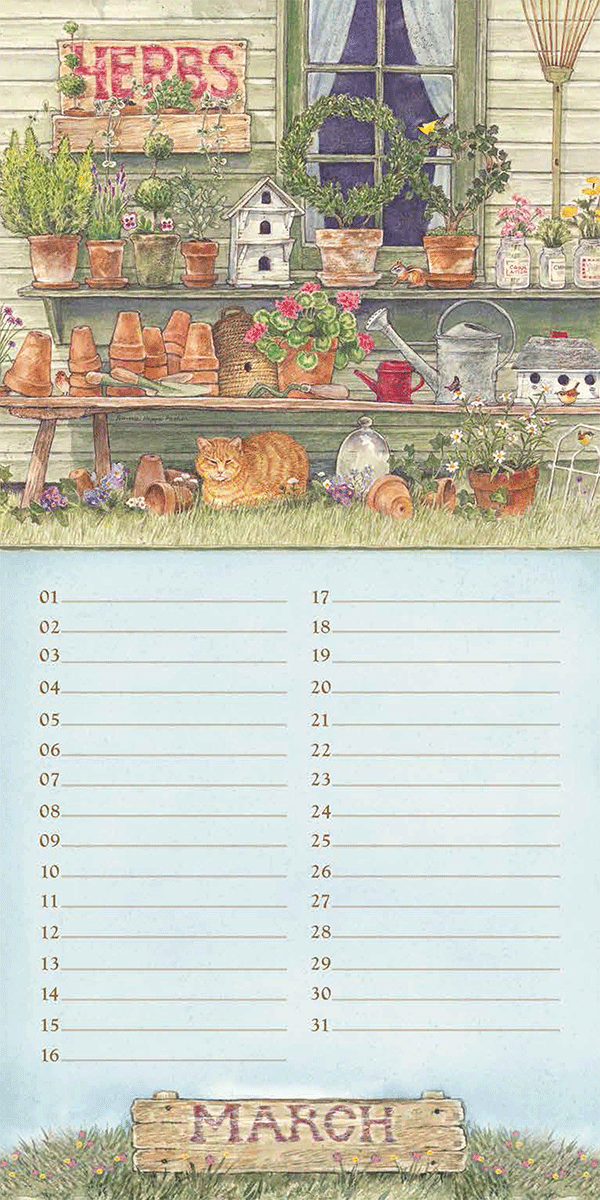 Garden Path Perpetual Celebration Calendar