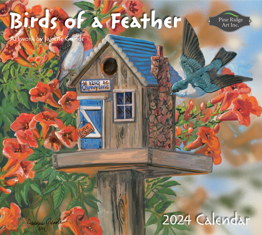 Birds of a Feather 2024 Wall Calendar