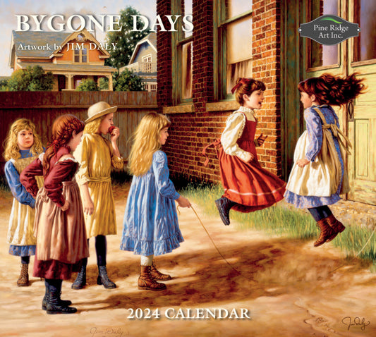 Bygone Days 2024 Wall Calendar