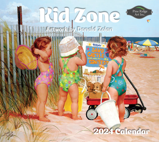 Kid Zone 2024 Wall Calendar