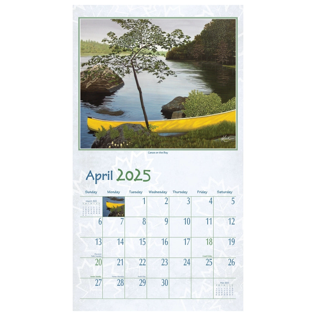Northern Getaway 2025 Wall Calendar