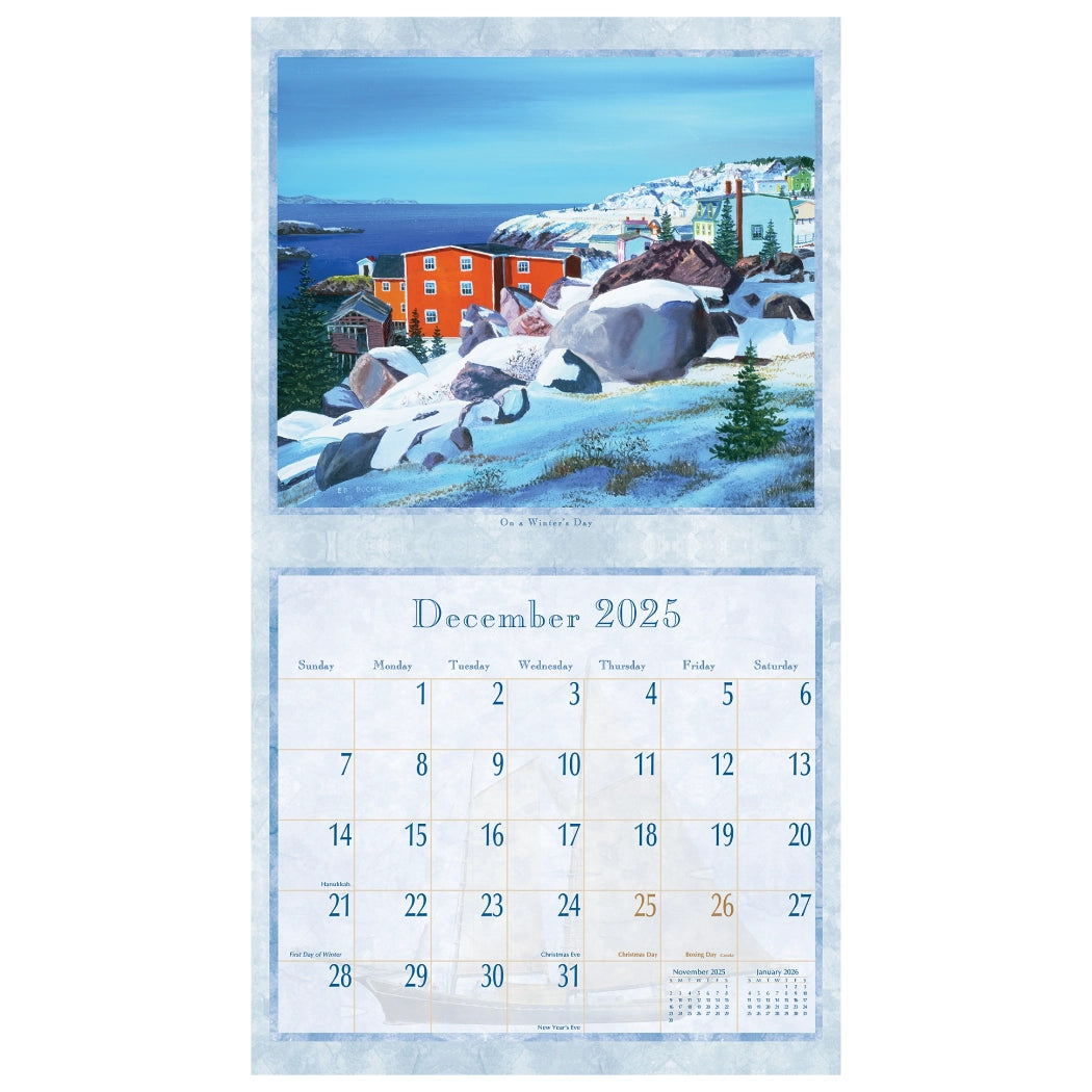 Newfoundland 2025 Wall Calendar