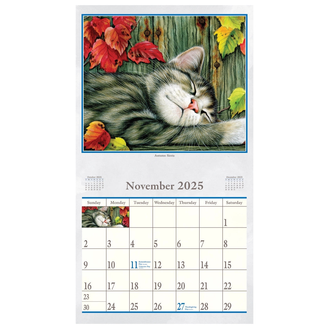 The Cats's Meow 2025 Wall Calendar