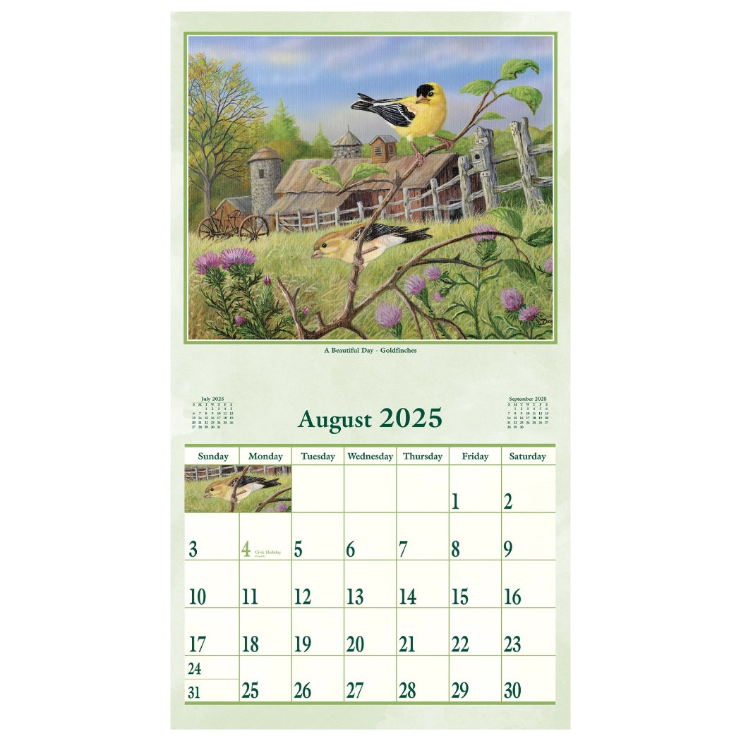 Wings of Nature 2025 Wall Calendar