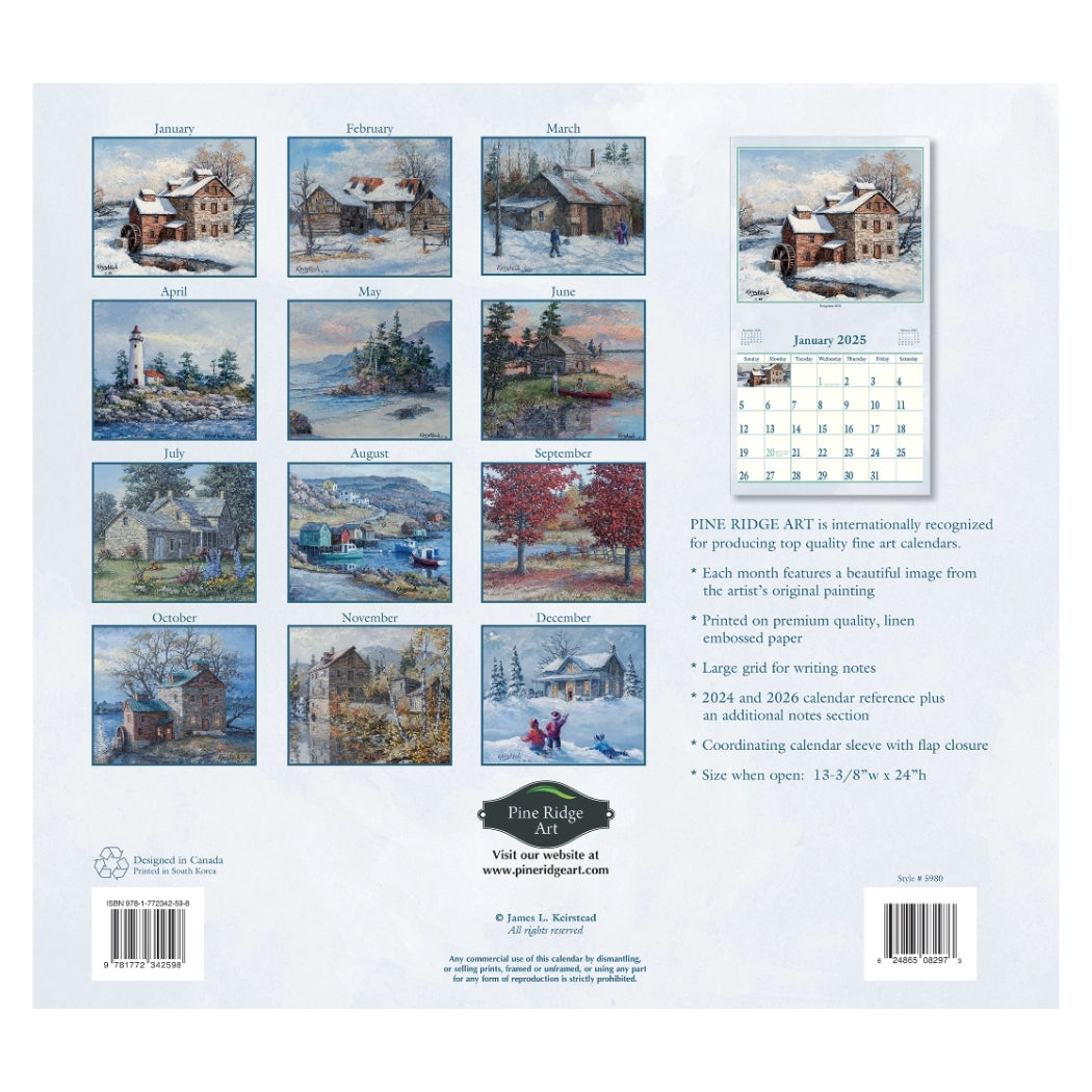 Homestead 2025 Wall Calendar The Lang Store