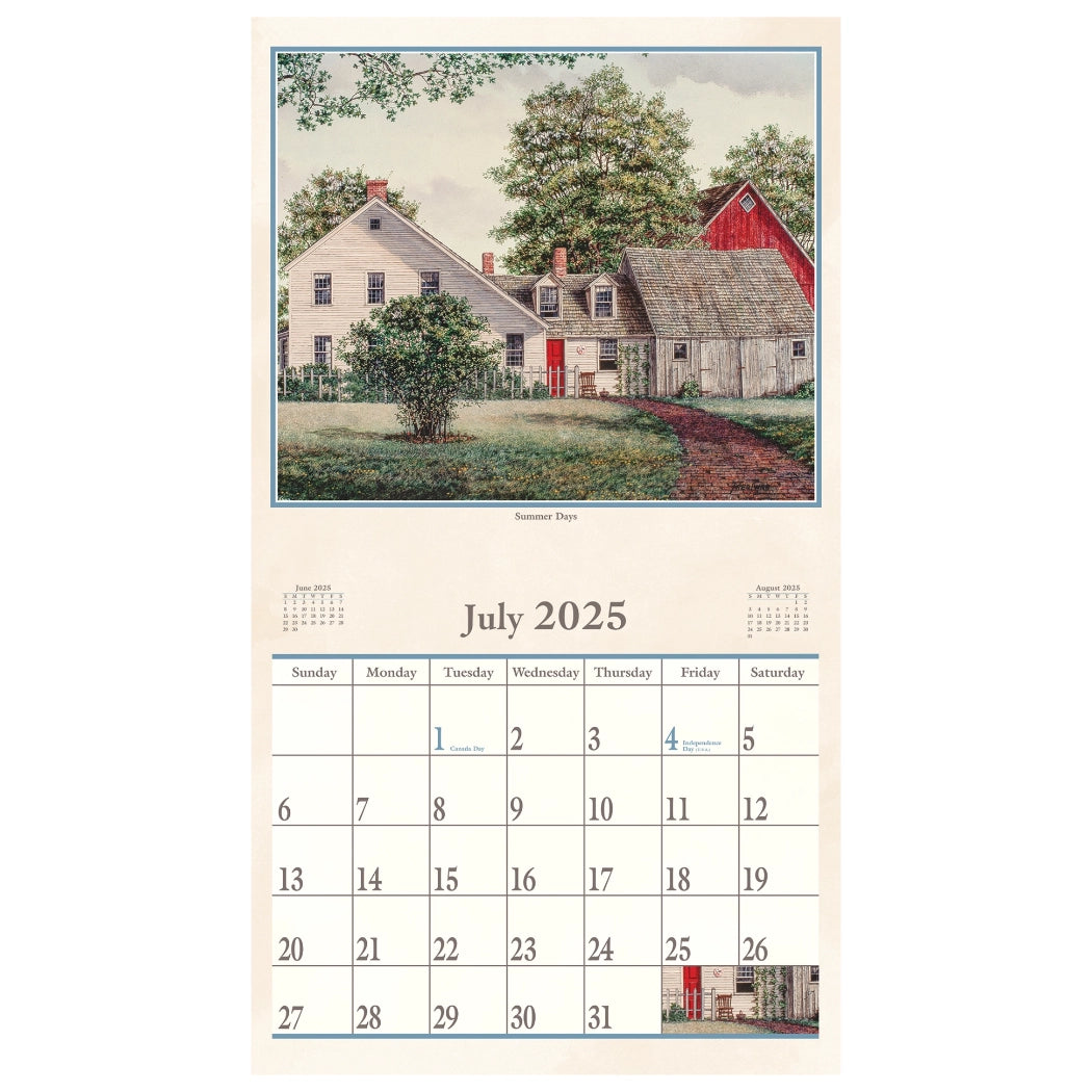 A Place to Call Home 2025 Wall Calendar