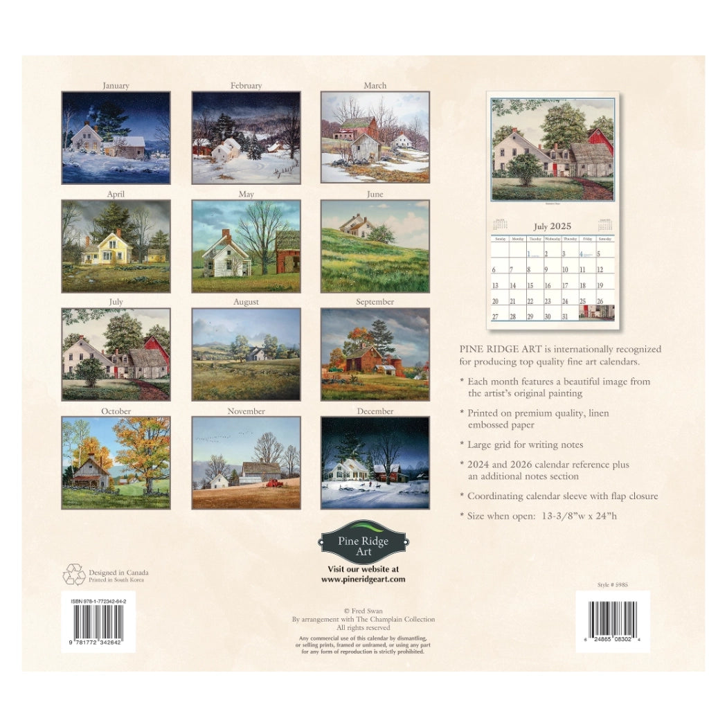A Place to Call Home 2025 Wall Calendar
