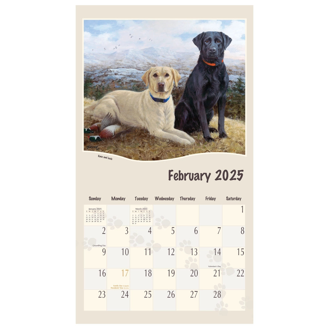 Must Love Dogs 2025 Wall Calendar