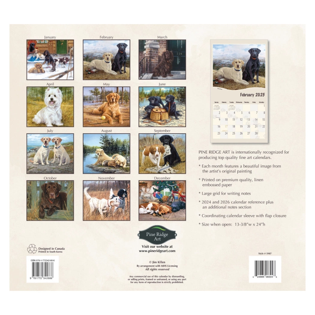 Must Love Dogs 2025 Wall Calendar