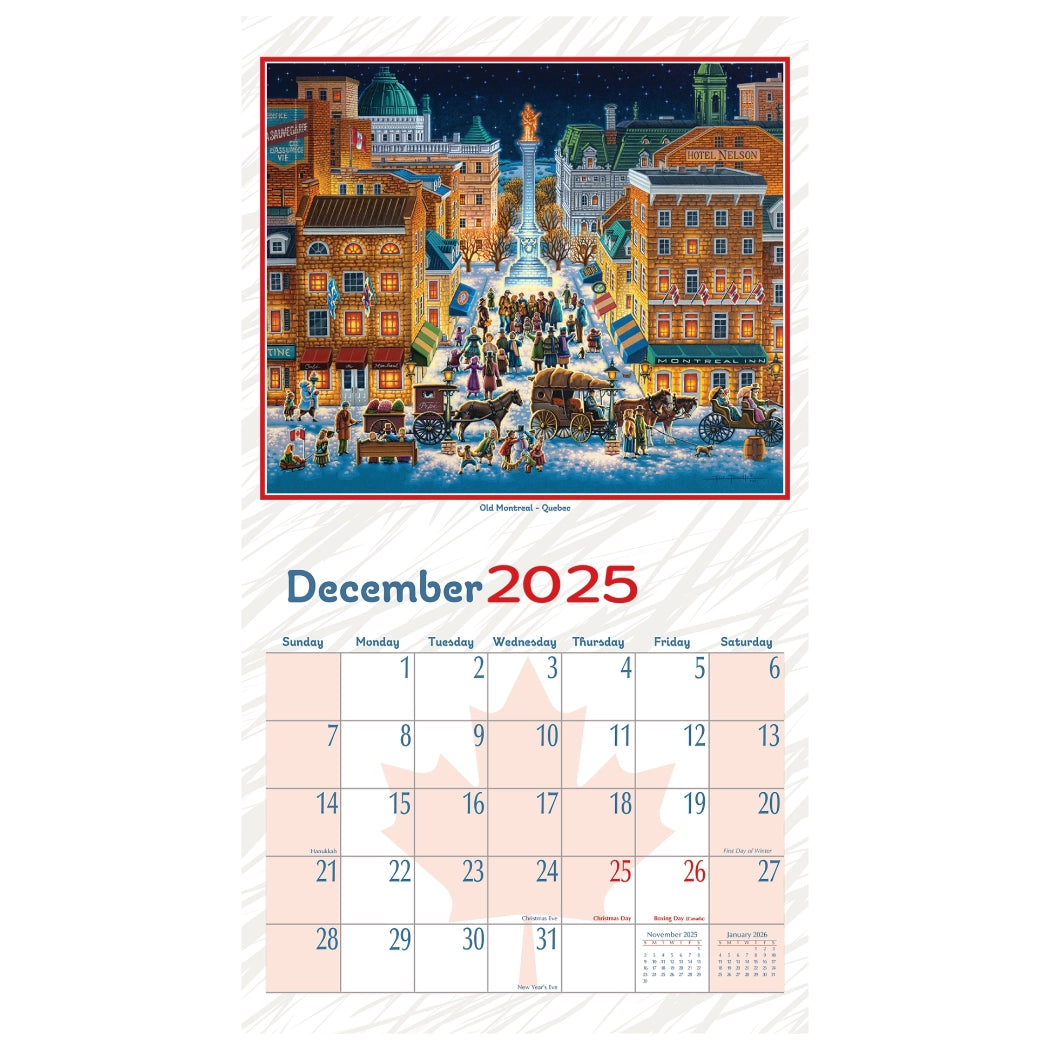 Coast to Coast 2025 Wall Calendar