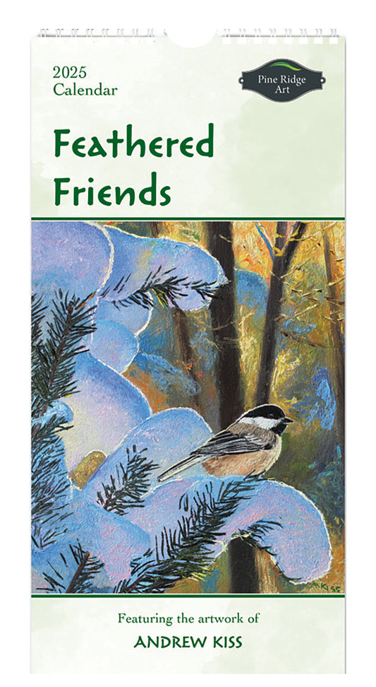 Feathered Friends 2025 Vertical Wall Calendar