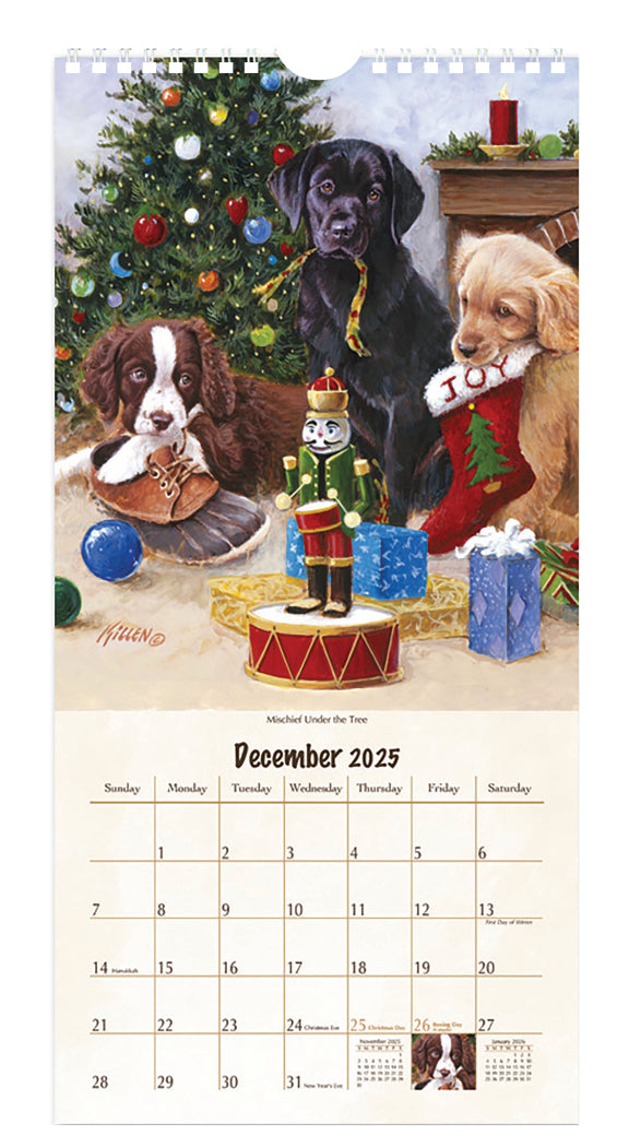 Man's Best Friend 2025 Vertical Wall Calendar – The Lang Store