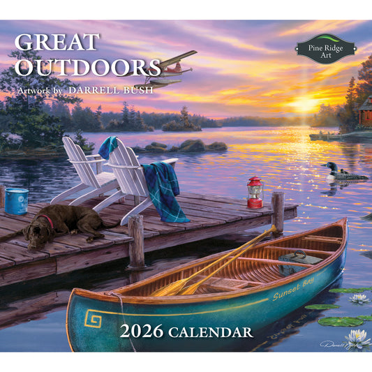 Great Outdoors 2026 Wall Calendar