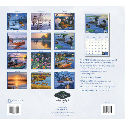 Great Outdoors 2026 Wall Calendar