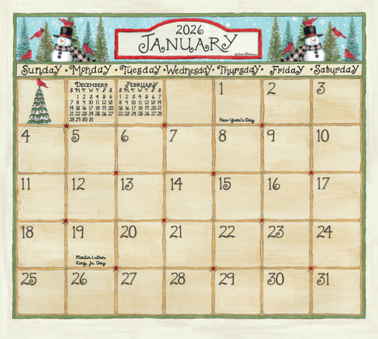 2026 Coming Home Magnetic Calendar Pad