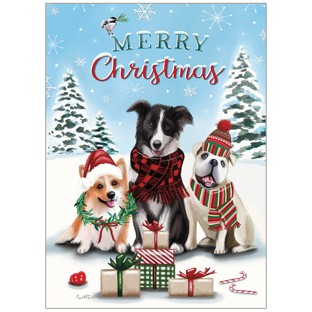 Merry Christmas Dogs Boxed Christmas Cards