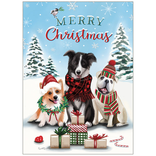 Merry Christmas Dogs Boxed Christmas Cards