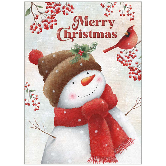 Berry Snowman Boxed Christmas Cards